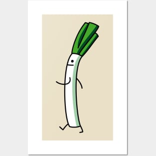 Funny leek Posters and Art